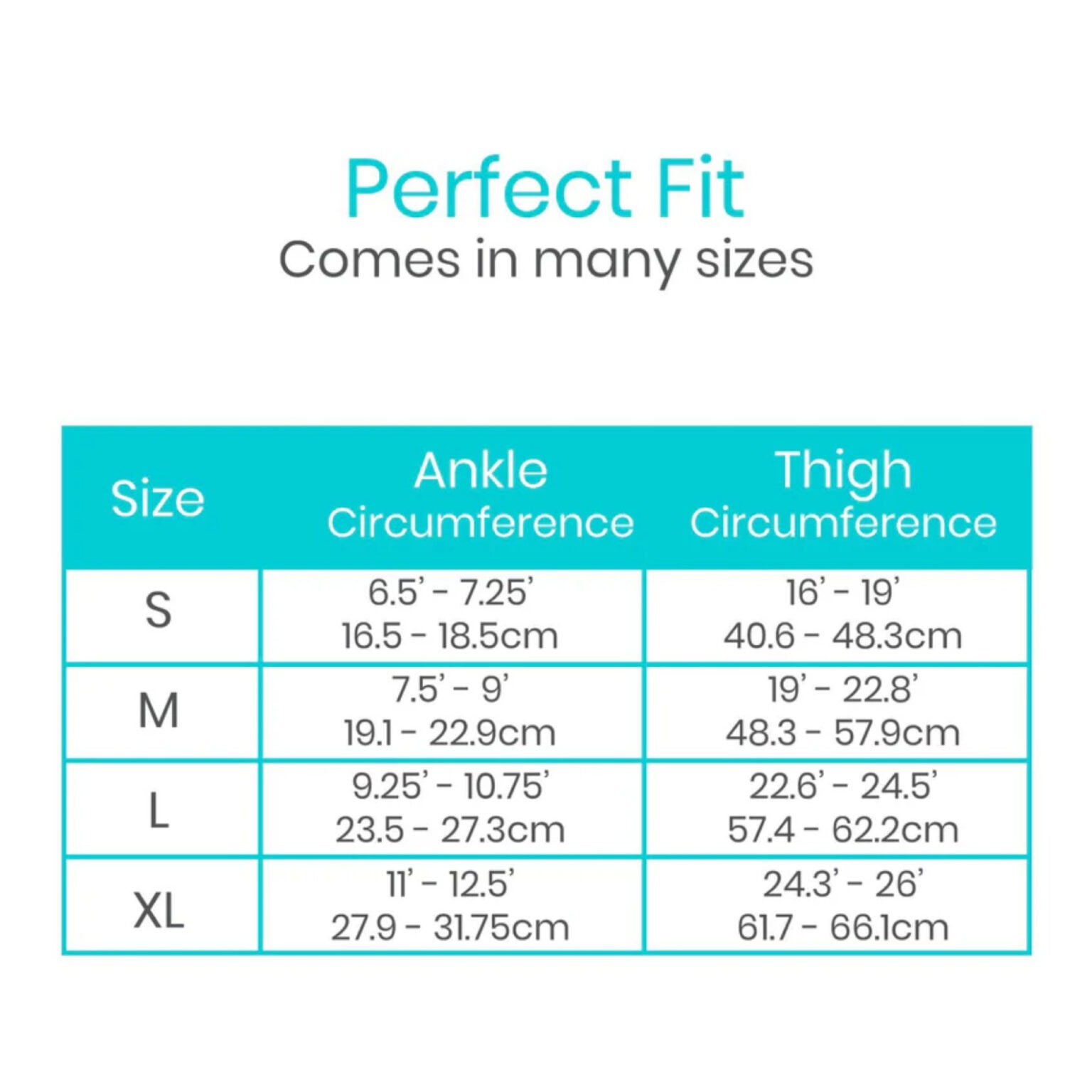 Compression Stocking Thigh High Measurement