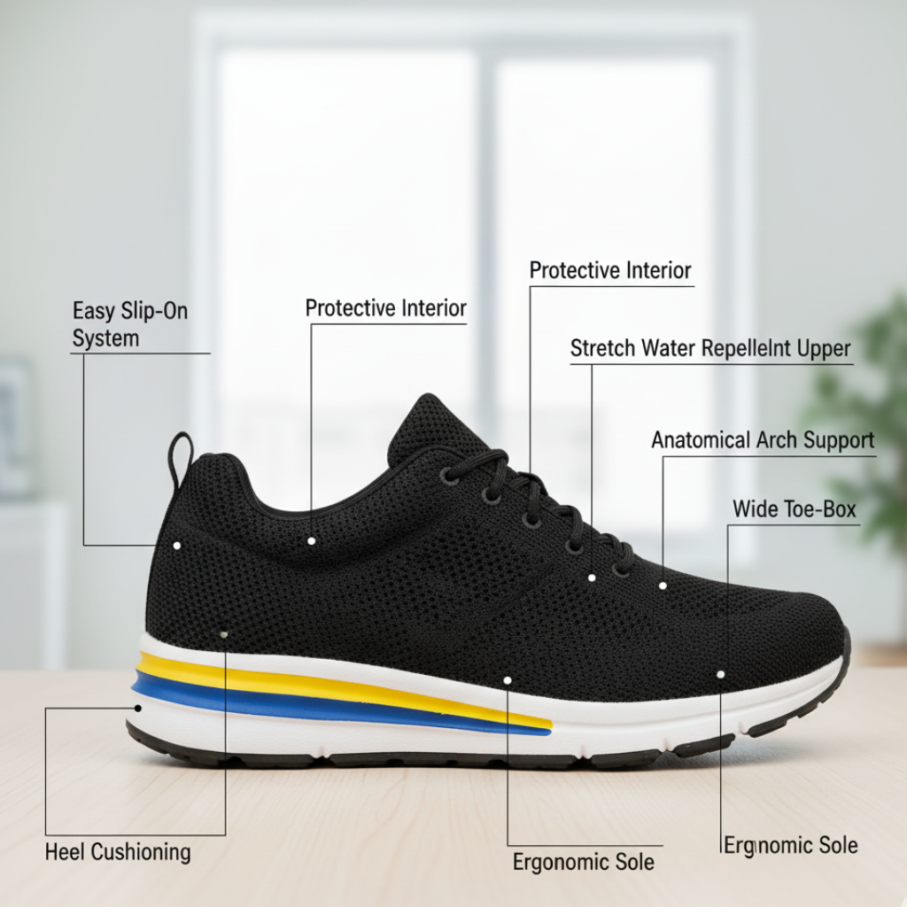 diabetic shoes banner alfa healthcare supply